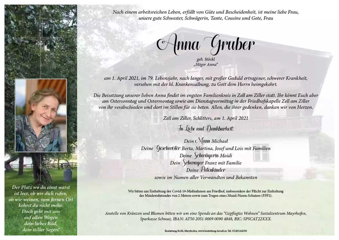Parte von Anna Gruber